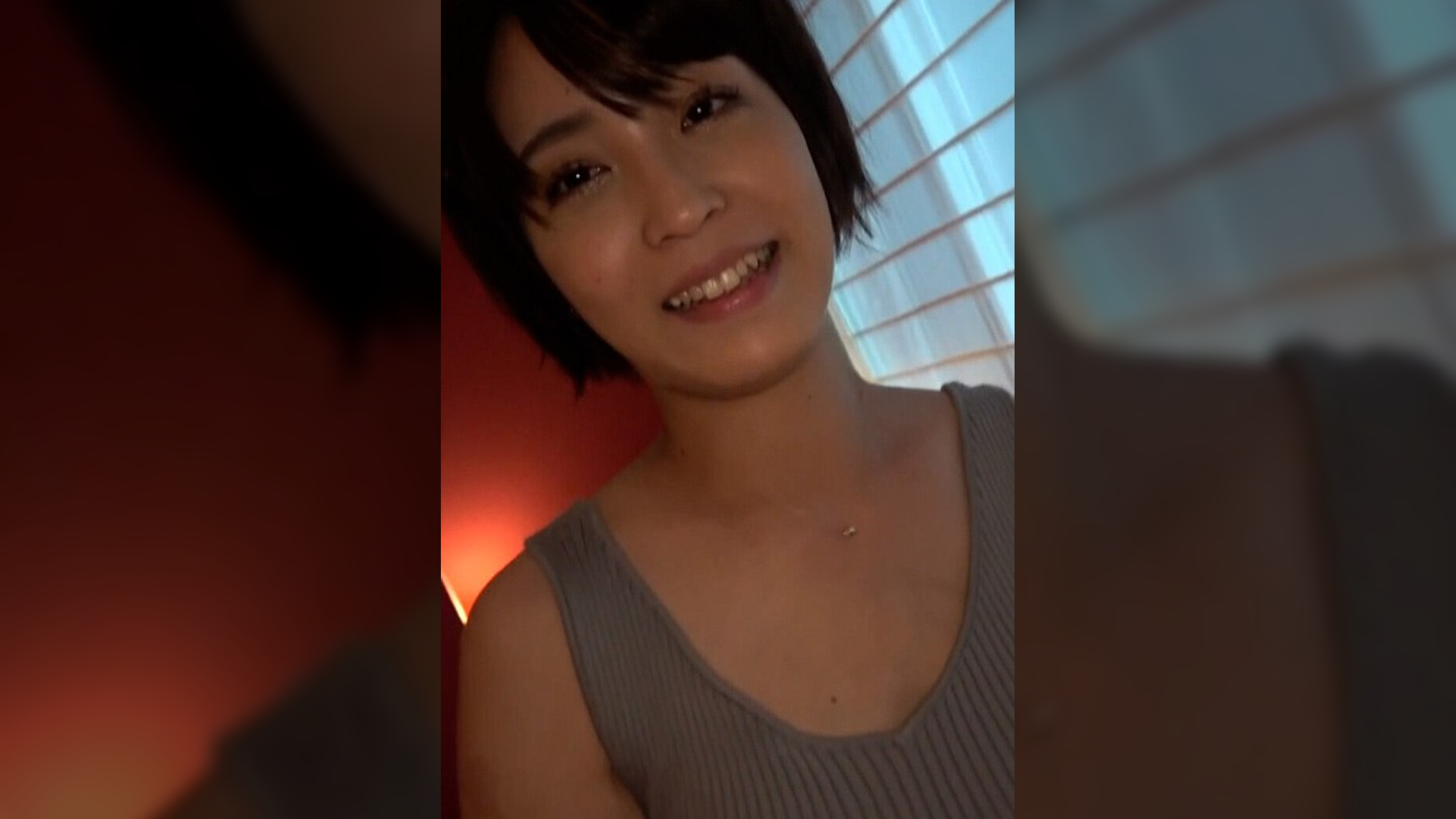 既婚の健康的でボーイッシュなショートヘアーの美女が旦那さんとのノーマルなエッチに満足できずマッチアプリで男漁り!個撮テイでラブホで嵌め撮りSEX!