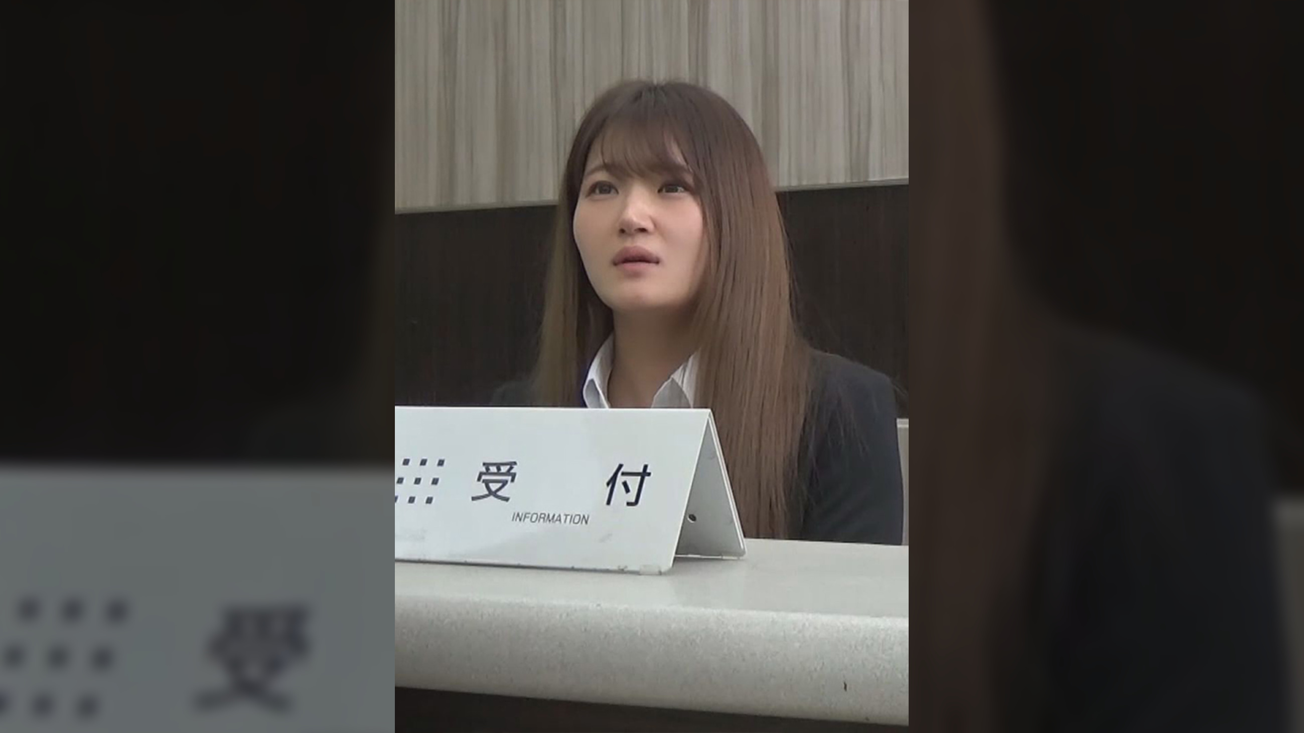 大手企業インターンJD　嗚咽の受付デスク　男優位の懐妊セックス