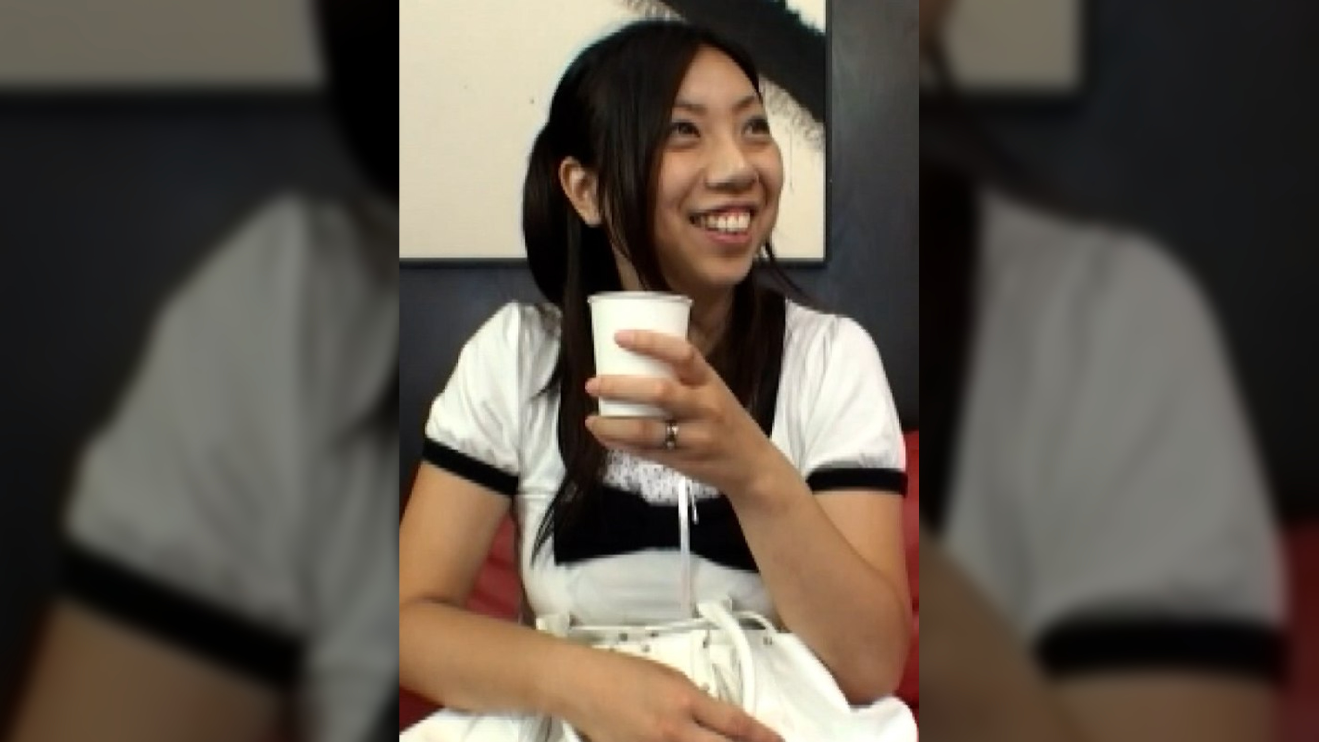 奥さま限定インタビューとナンパされたFカップ美女奥様!巨乳を強調するファッションにヤリマン臭満載!なし崩しのナンパ中出しSEX!