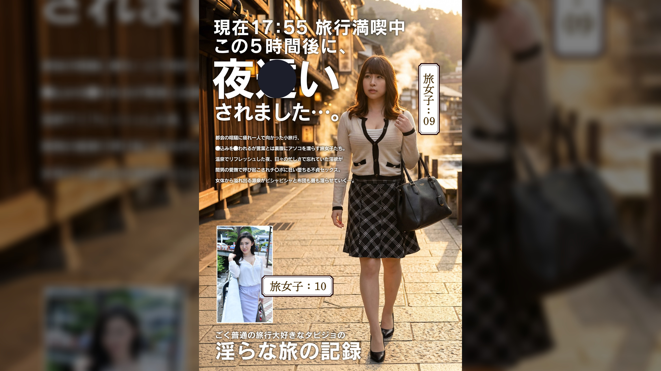 淫らな旅の記録17:55この5時間後に、夜〇いされました…。