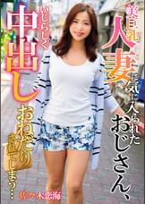 美巨乳人妻に気に入られたおじさん、いじらしく中出しおねだりされてしまう…