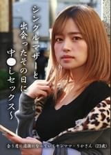 シングルマザーと出会ったその日に中●しセックス～会う度に過激になっていくヤンママ・りかさん（23歳）