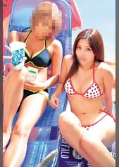 【湘南ギャルズ】海の家でオイルマッサージ体験 Part3