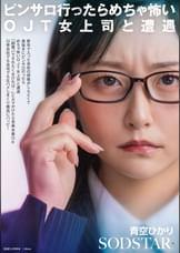 新卒で入った会社の研修がしんどくて息抜きにピンサロ行ったらめちゃ怖いOJT女上司と遭遇「副業バラされたくなければ…」とカマかけたら見事本番OK　以来会社でも自宅でも生ハメしまくり最高にハッピー　青空ひかり