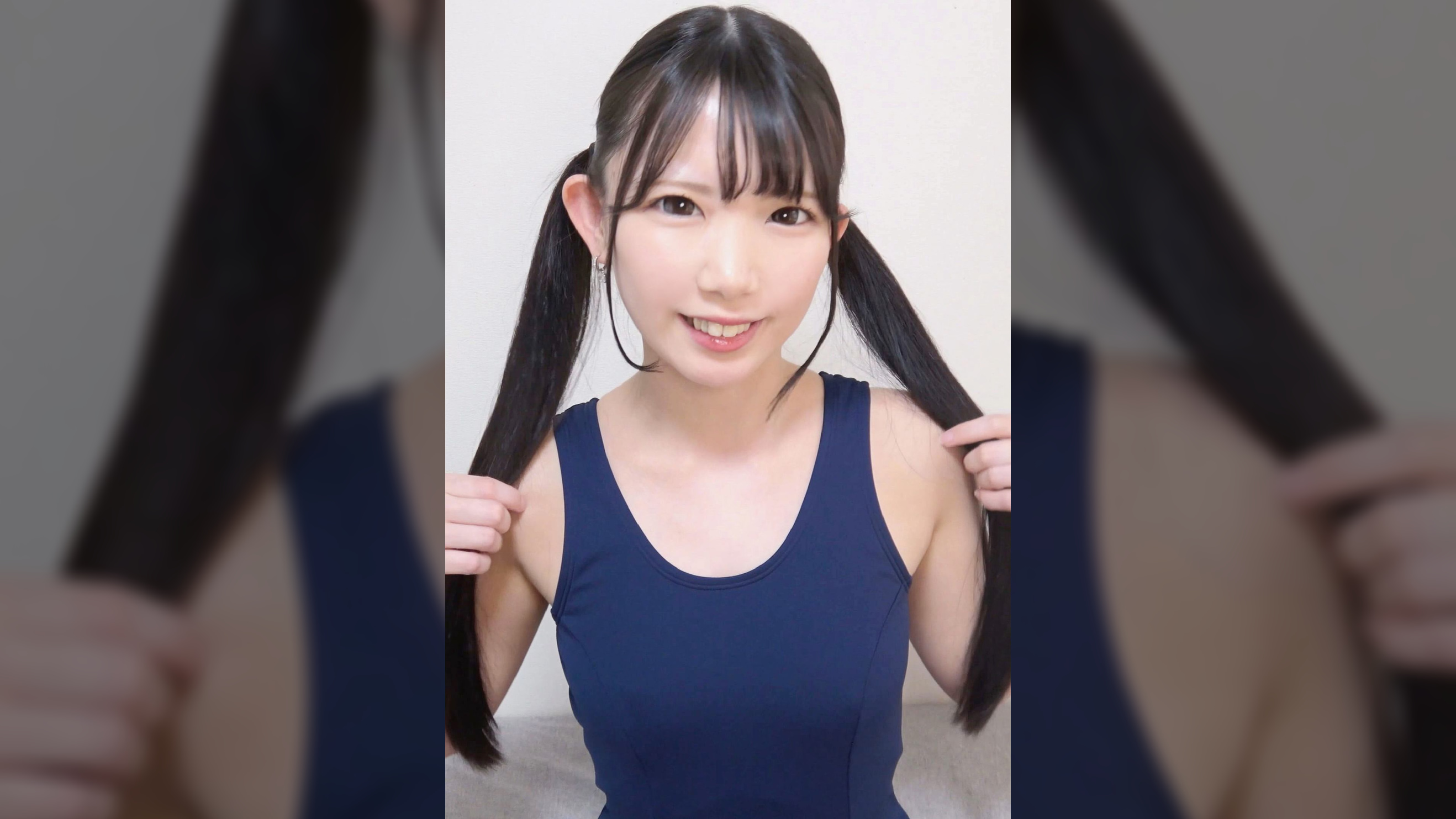 えっちな女●●生の淫語かたりかけぐちゅぐちゅ連続絶頂スク水オナニー　南日菜乃
