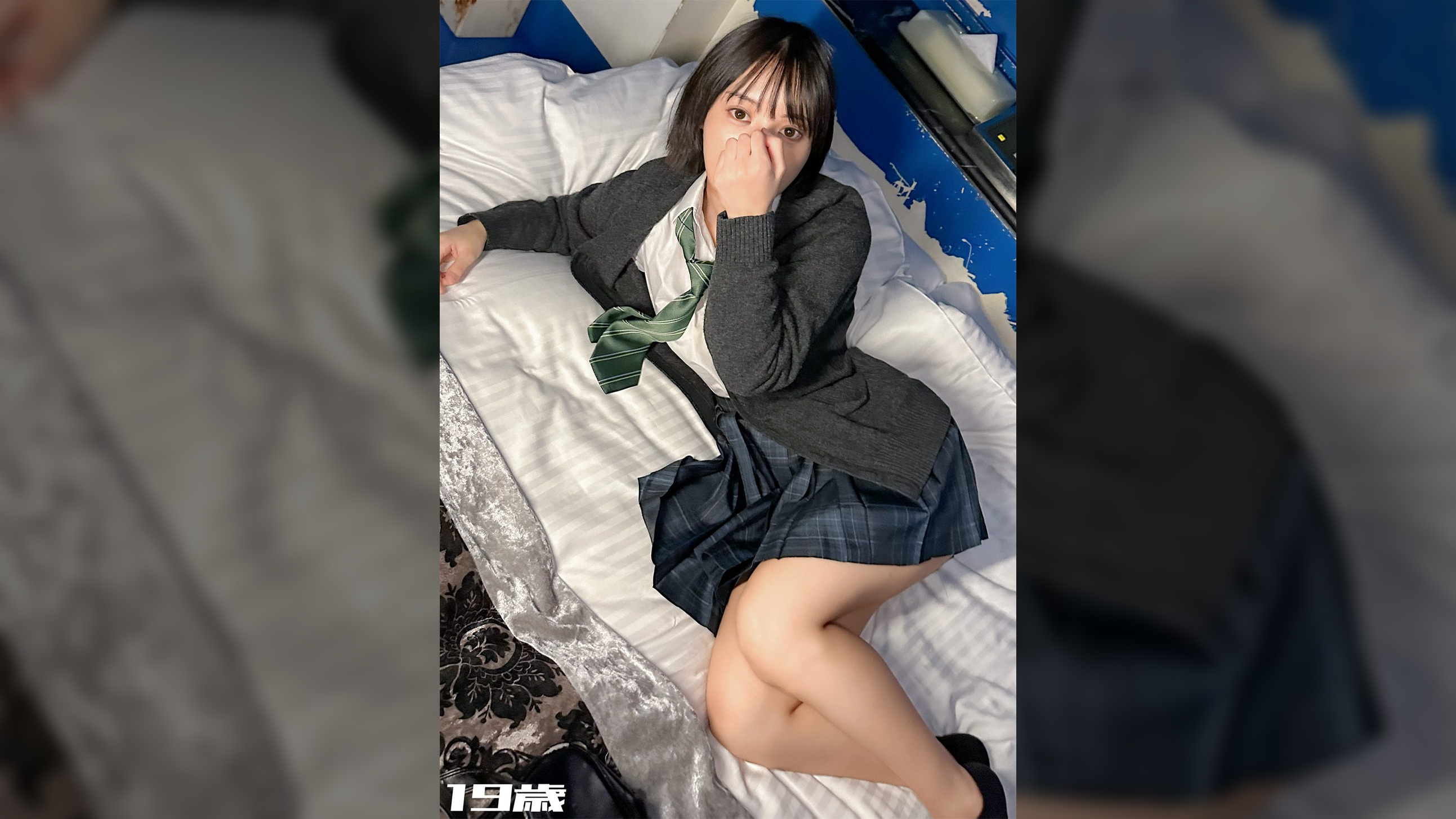コスプレ姿の黒髪ショートカットの天使降臨！！ねっとりとした極上のフェラ！無垢なカラダに大量中出し！