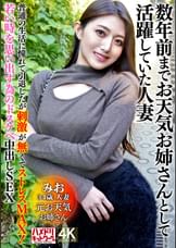 数年前までお天気お姉さんとして活躍していた人妻 普通の生活に憧れて引退したが刺激が無くてストレスMAX！若い時を思い出す為のドスケベ中出しSEX