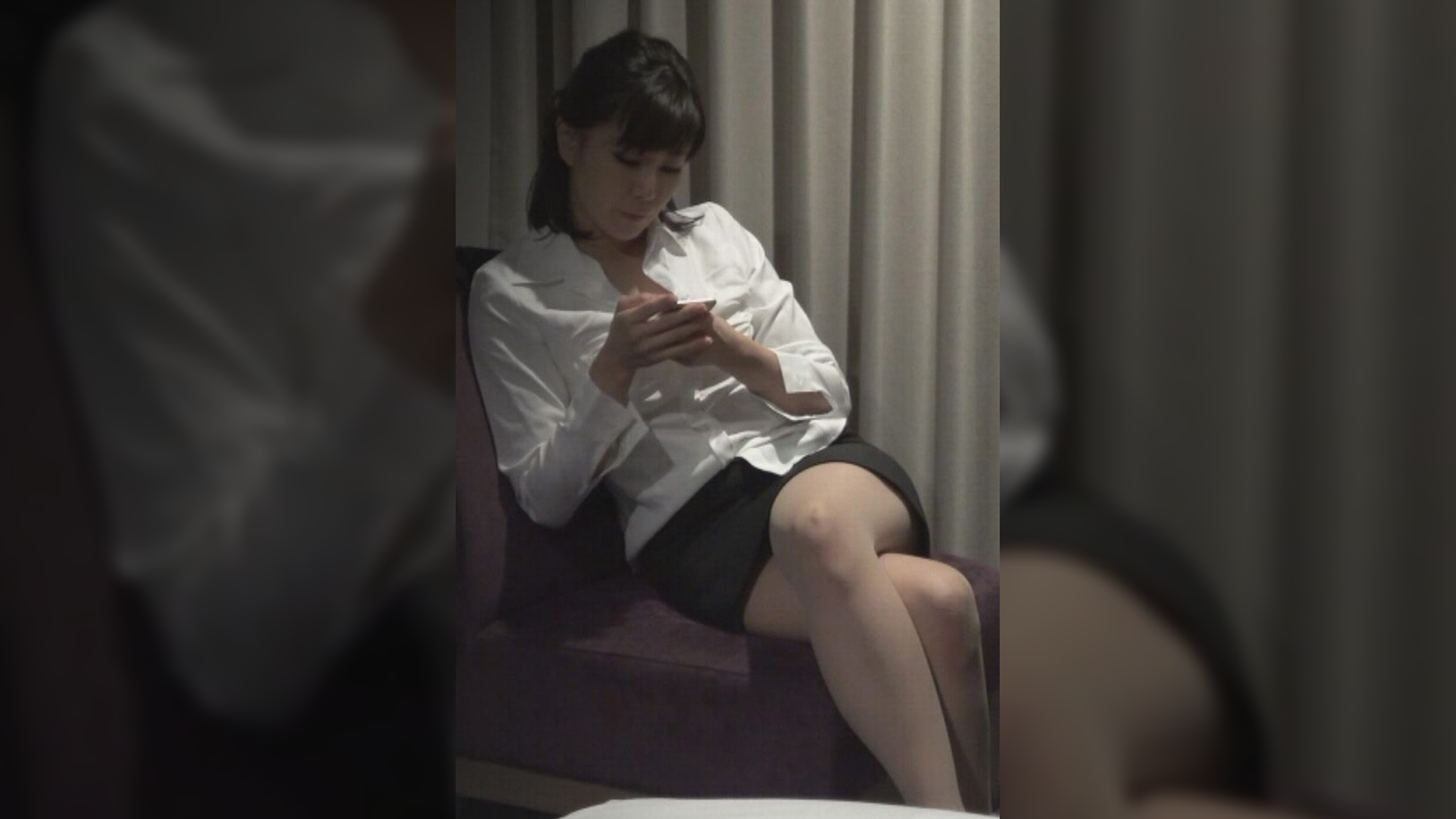上品な美尻OLの地味オナが生々しくてエロい!