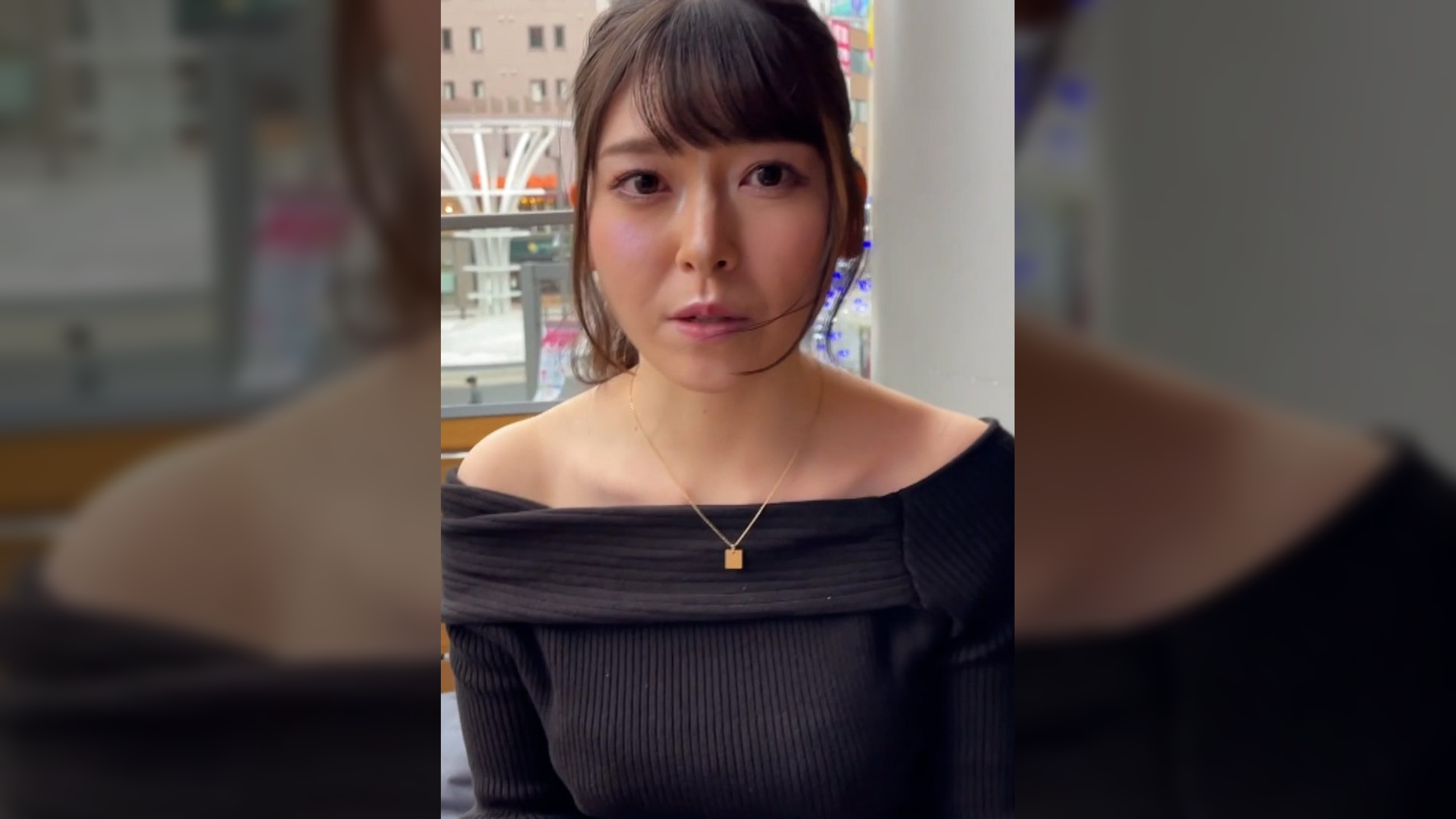 クールな印象の美人顔なのにめっちゃアニメ声でギャップ萌え⁉インドア娘とマッチアプリで嵌め撮りSEX！