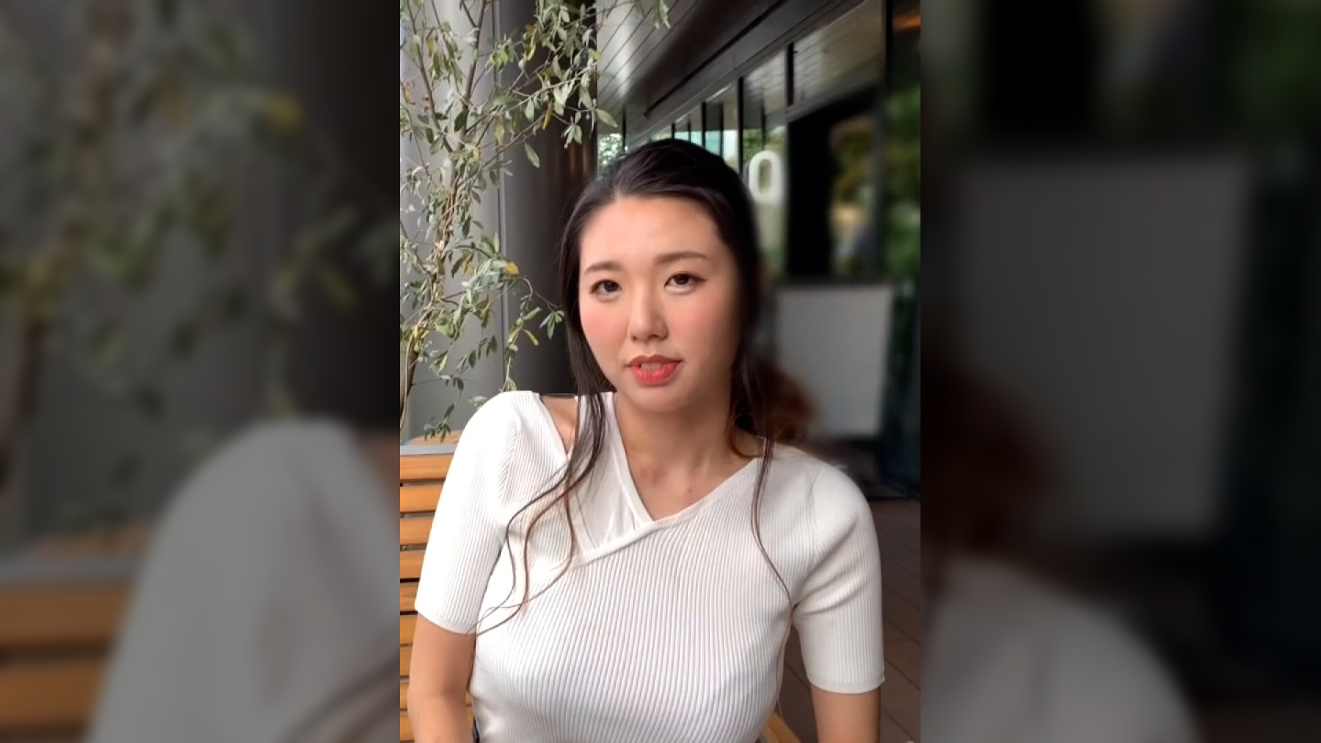 小顔で細身で…デカい乳！接客業のマイペースアネゴ感の巨乳パイパン美女と個撮テイで嵌め撮りセックス！