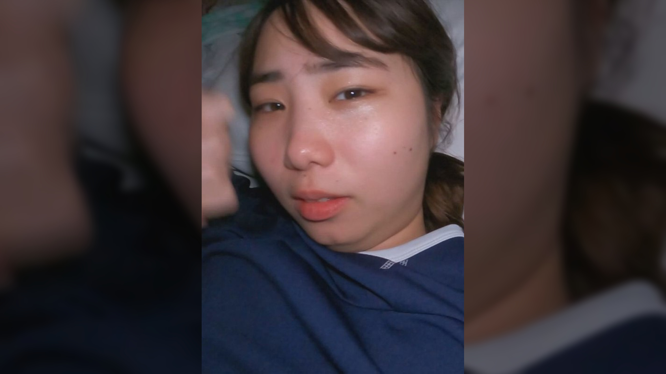 暗闇に浮かぶ色白彼女のなまめかしい身体!たまらず漏れるキュートな喘ぎ声!