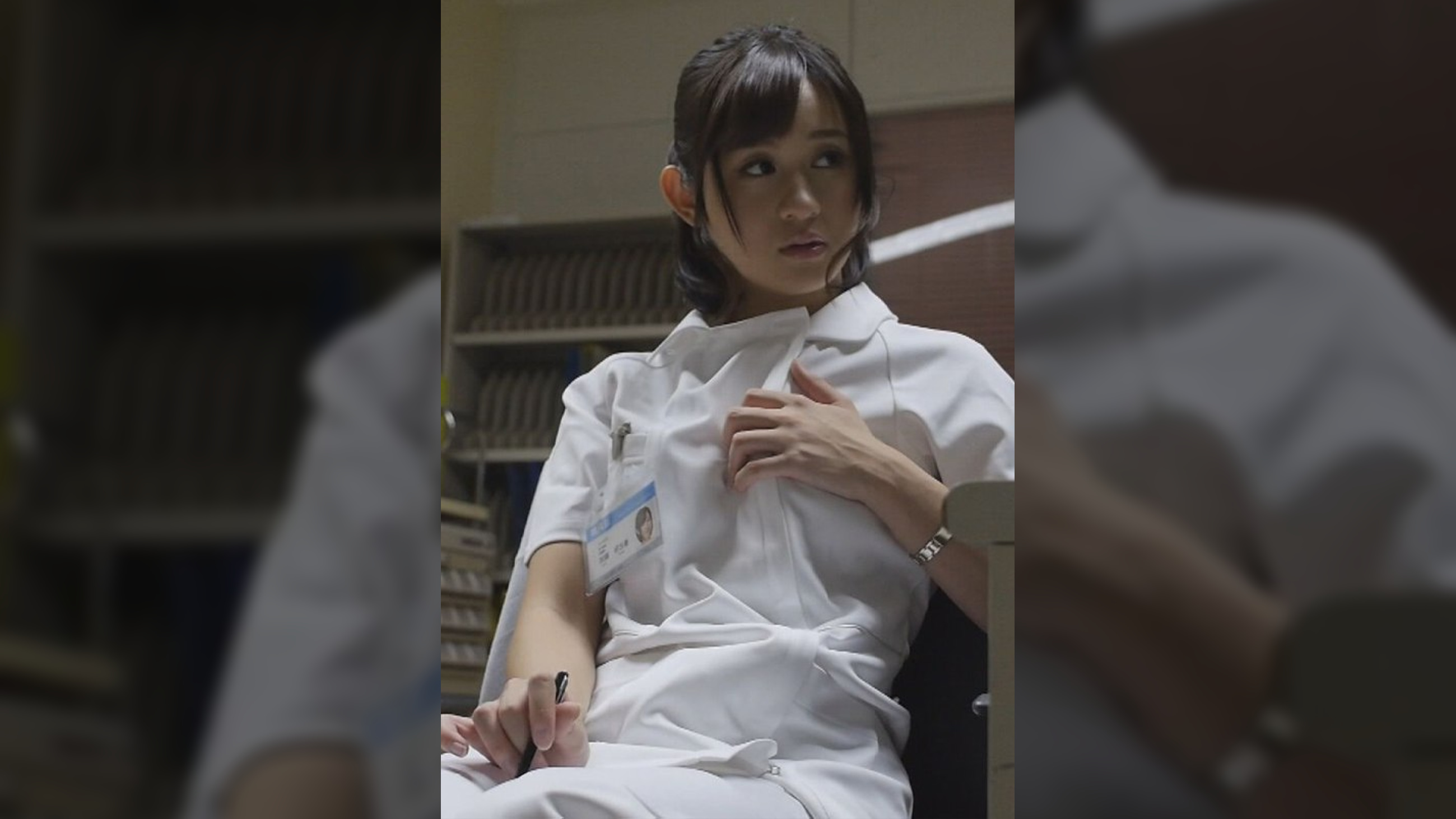 欲求不満な美人ナースの誘惑！患者さんのザーメンを抜いてあげるのもお仕事です！
