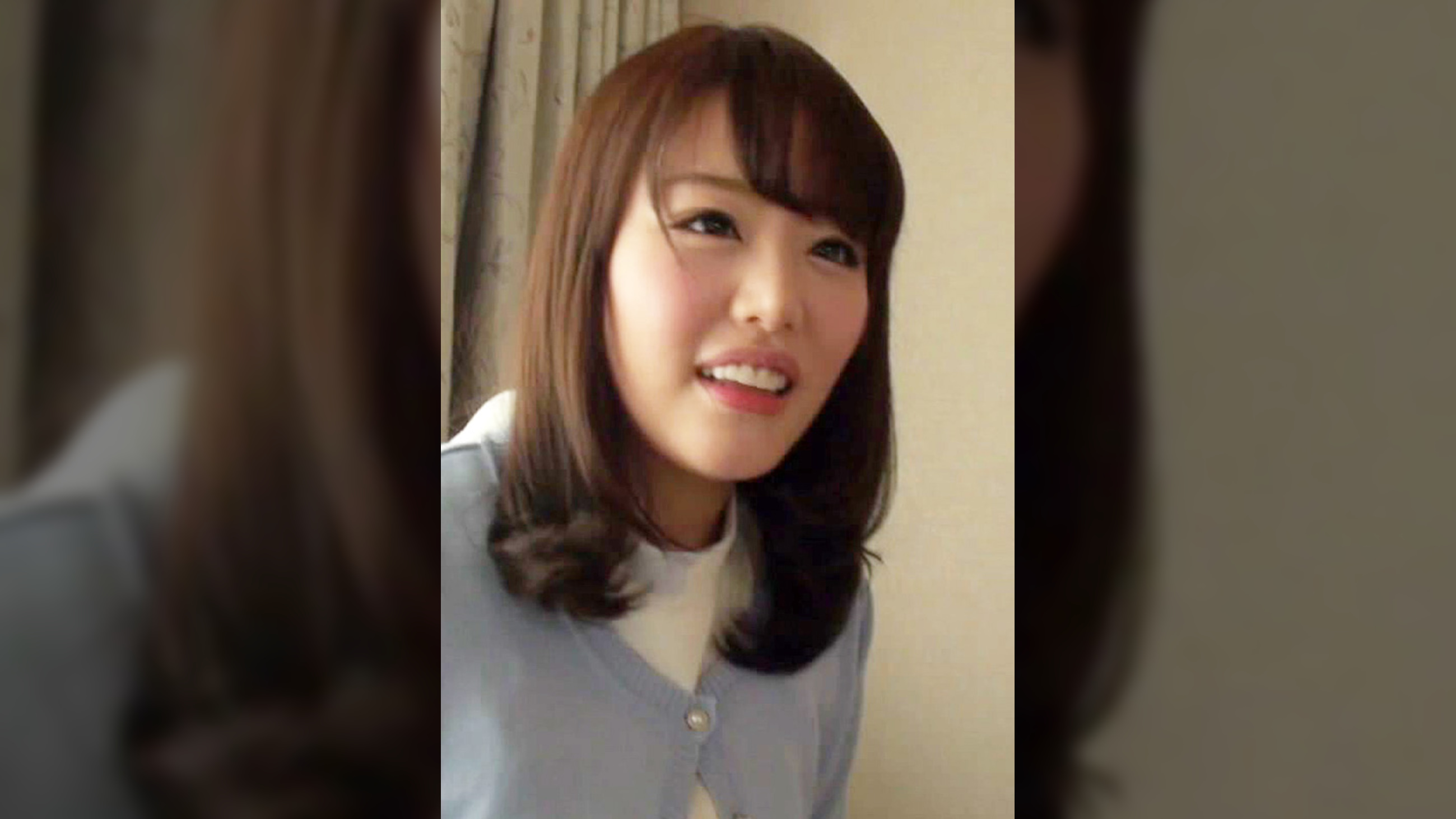 【流出映像】某AVプロダクションの記録映像に残っていた素人女性を口説く動画。明らかにGカップのマシュマロロケットオッパイ女性が撮影されていた!
