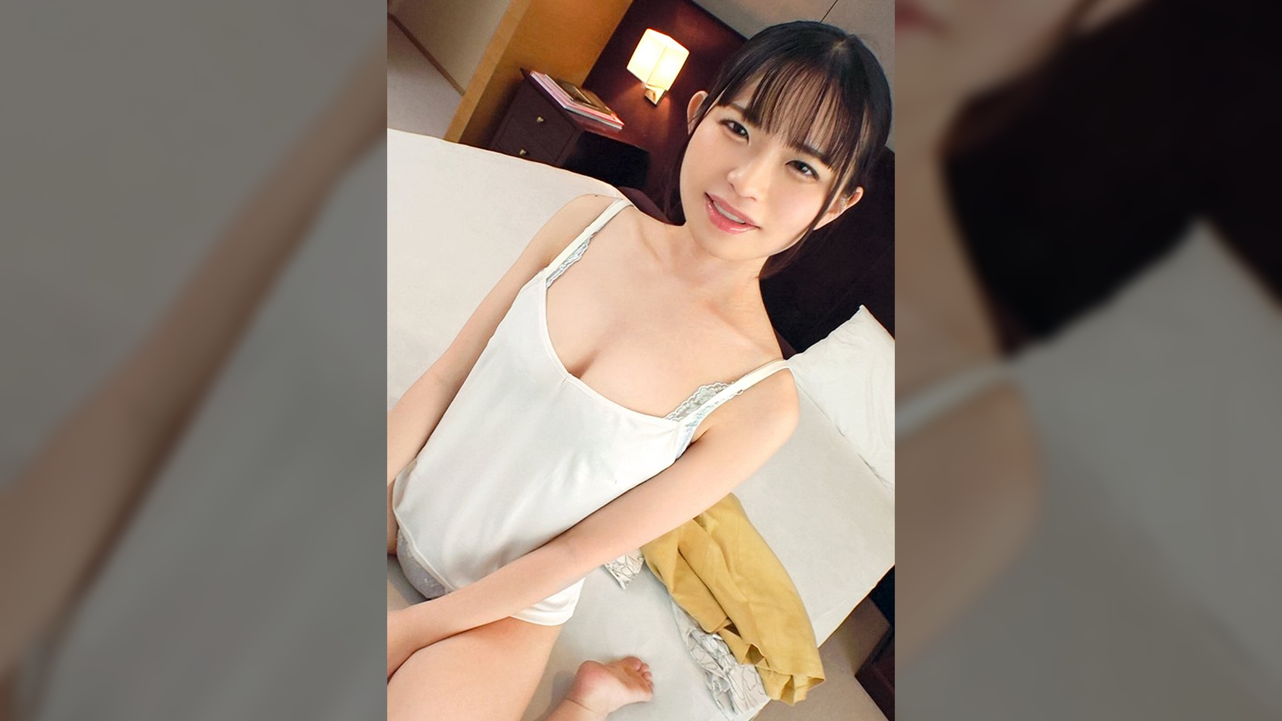 【色白スライムE乳】【ふわふわ系真面目ちゃん】透き通る色白ボディを震わせイキまくる！ 応募素人、初AV撮影 343