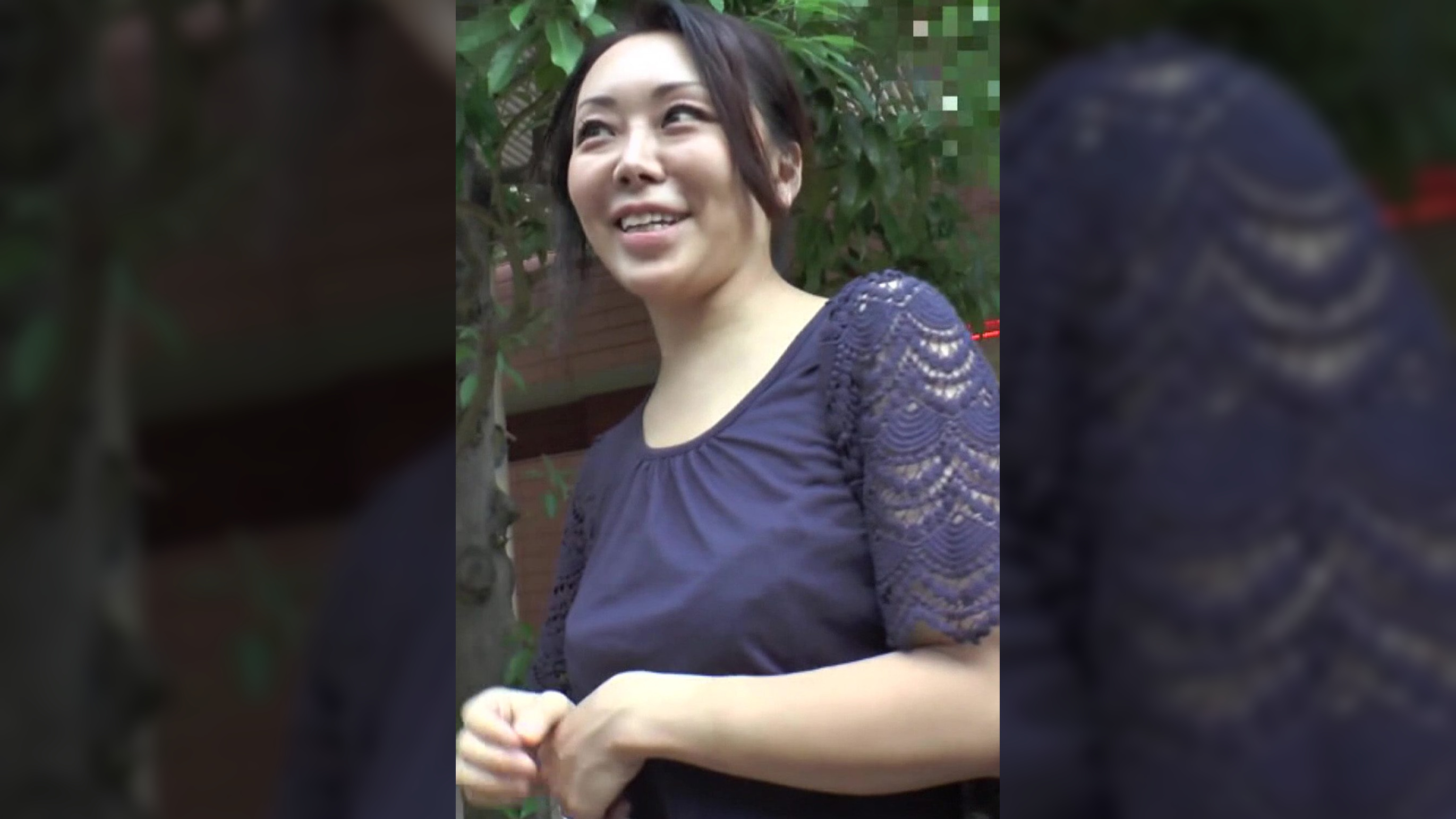 電マで愛液ぐっしょり。感じやすいむっちり熟女!