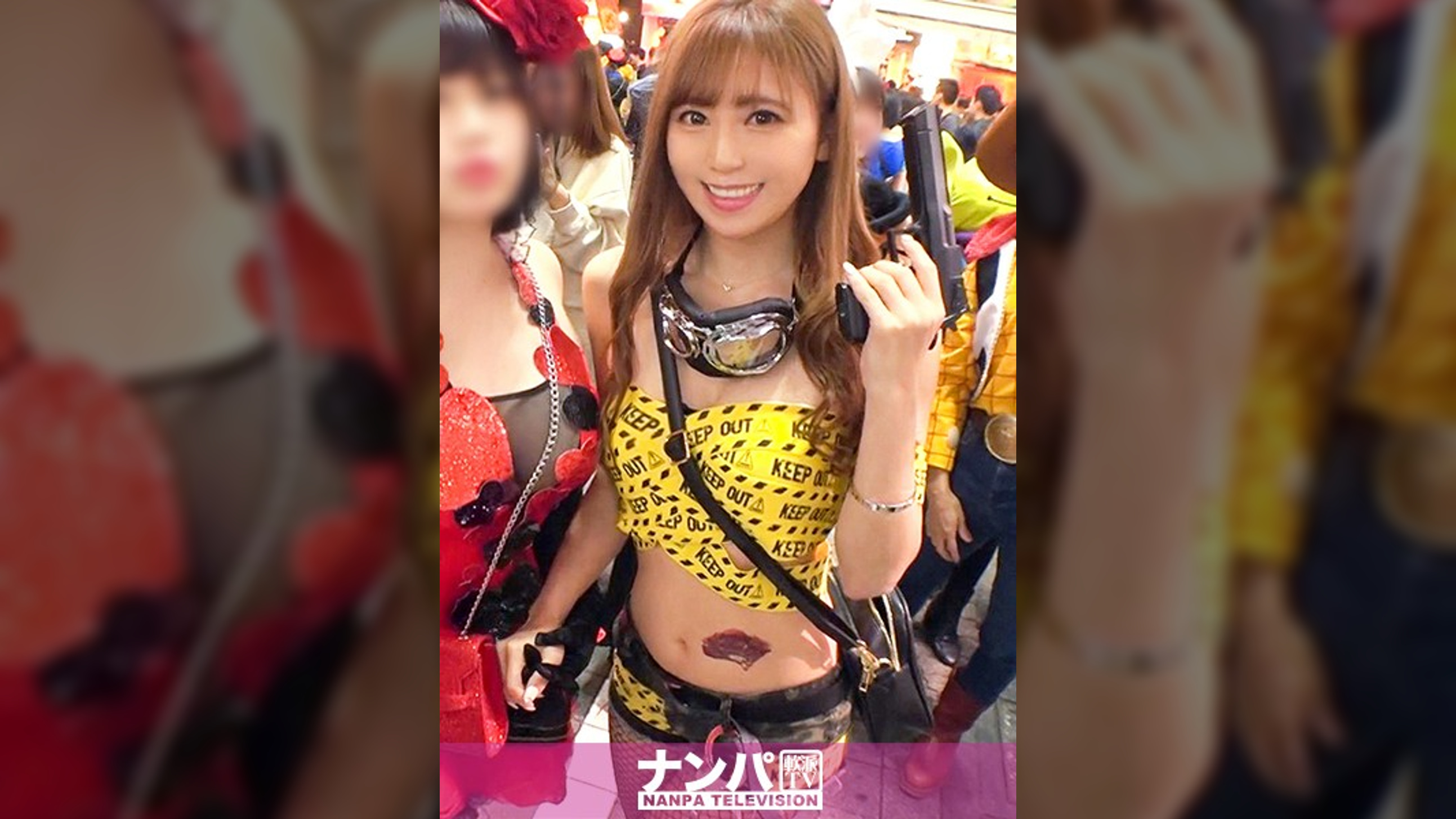 渋谷ハロウィンは今年も大盛り上がり!ノリ良し顔良しカラダ良しのエロポリス(?)をホテル連れ込み撮影会!ちょっとグイグイでも今夜だけは許される!気づけは自らチ○ポを貪り出す姿に興奮必至!!