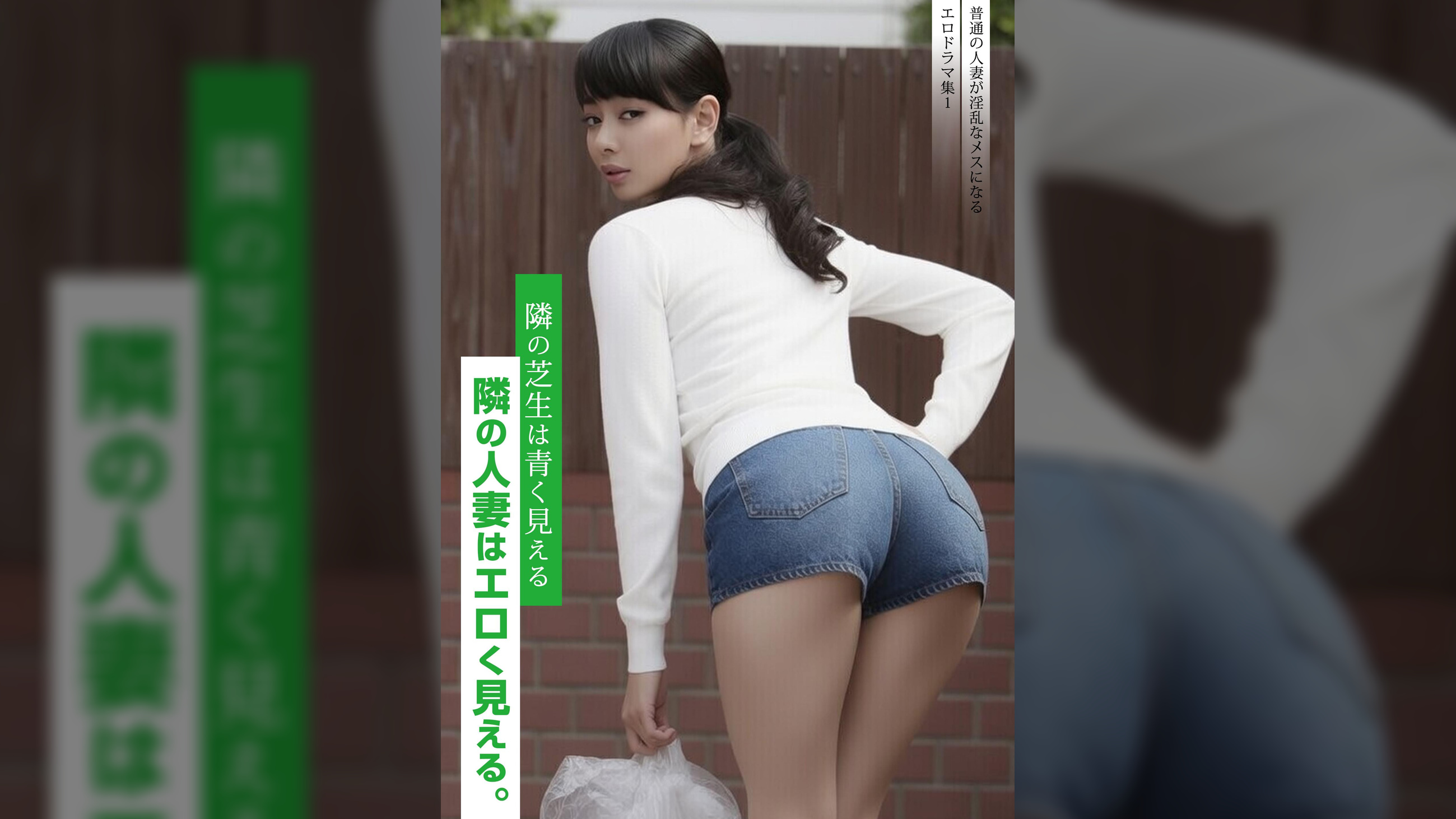 隣の芝生は青く見える…隣の人妻はエロく見える。普通の人妻が淫乱なメスになるエロドラマ集1