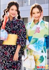 祝夏！花火大会に来てた浴衣美人と激えち野球拳！ゆかちゃんとしのんちゃん