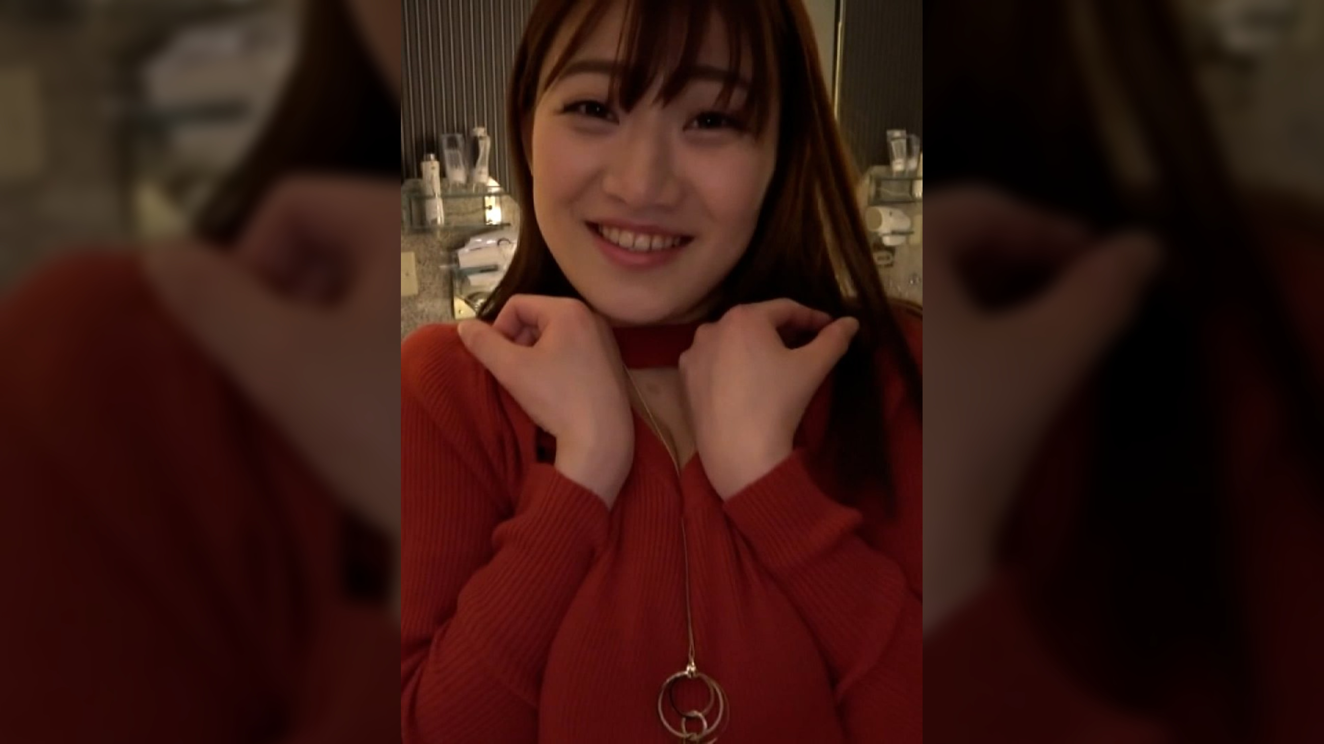 ピュアキャラKカップ超乳のむっつり娘とマッチアプリでラブホで嵌め撮りセックス！