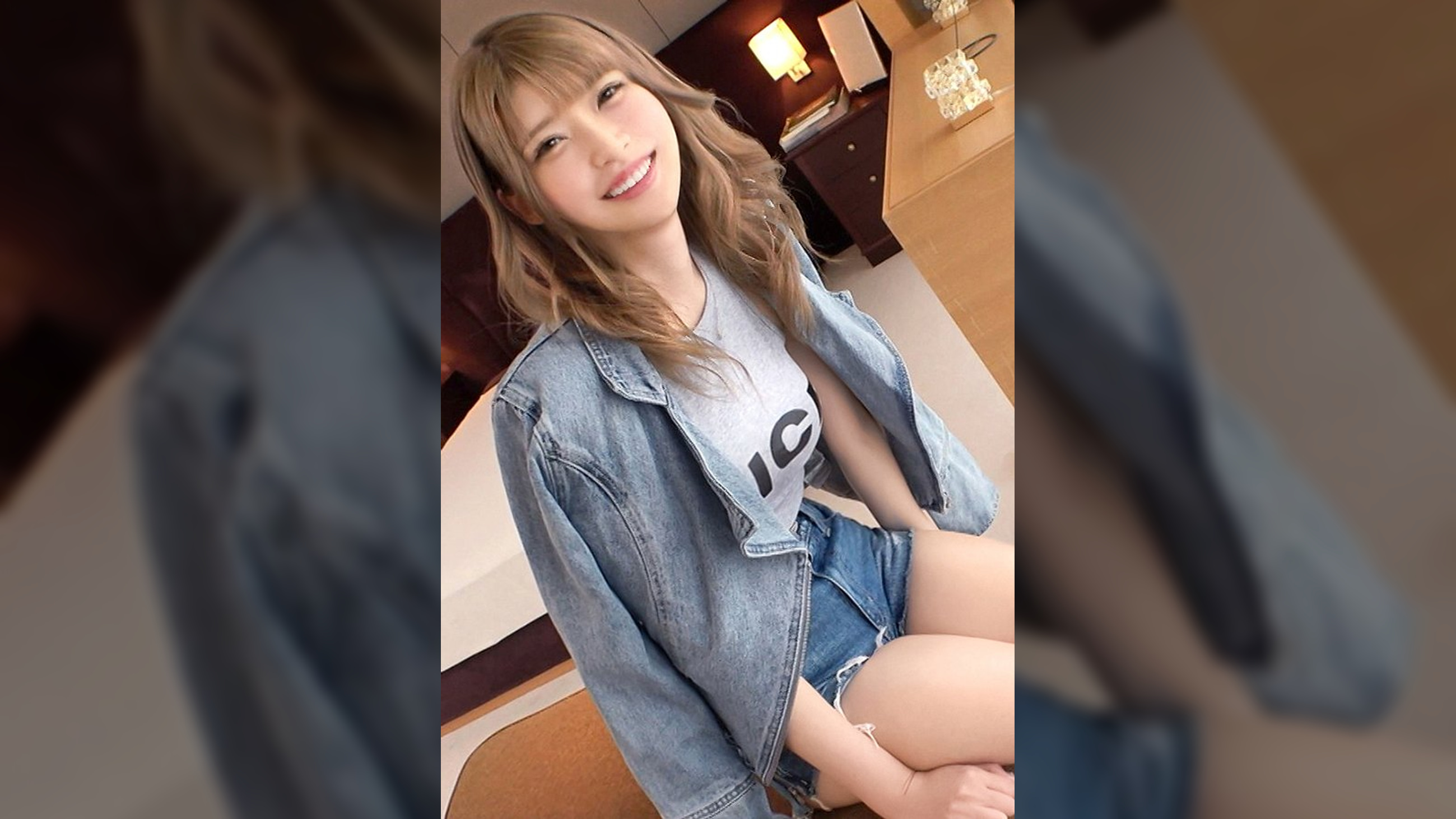 【神スタイルぎゃる】恥ずかしい質問には照れ隠しで「…分かんないです///」ではぐらかしてたケド、身体は正直でツルツルマ〇コを手マンすると腰がクイクイと勝手に動いちゃう！【初撮り】ネットでAV応募→AV体験撮影 2064