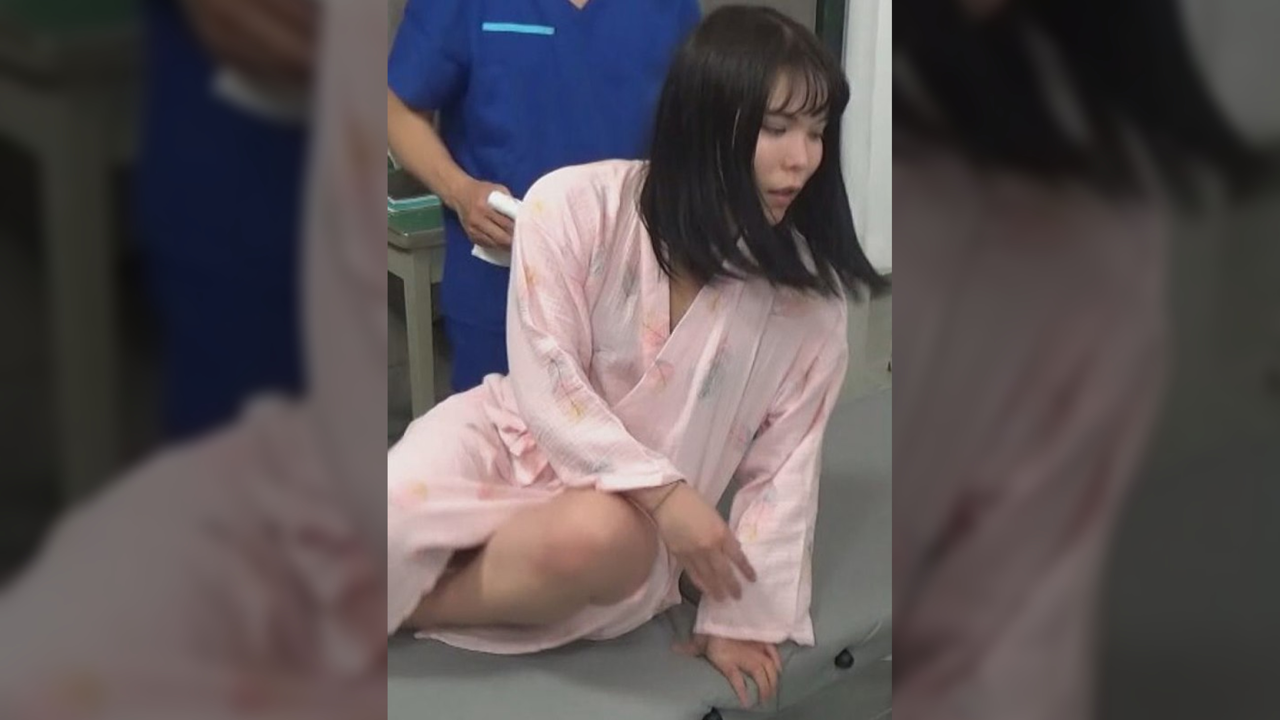 黒髪の真面目そうな患者さんも快楽堕ち！エロ整体師の快感マッサージ！