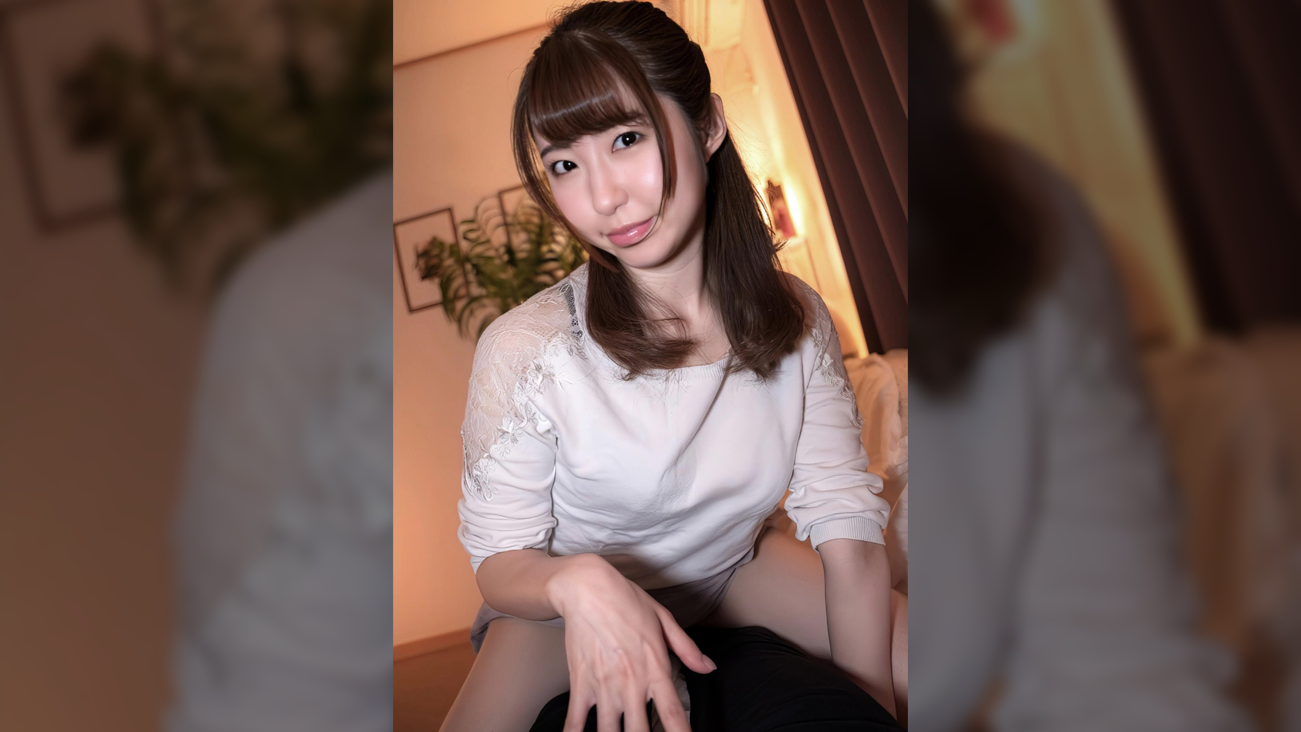 お母さんに素股してもらったらナマでそのまま挿入っちゃった！　あやさん