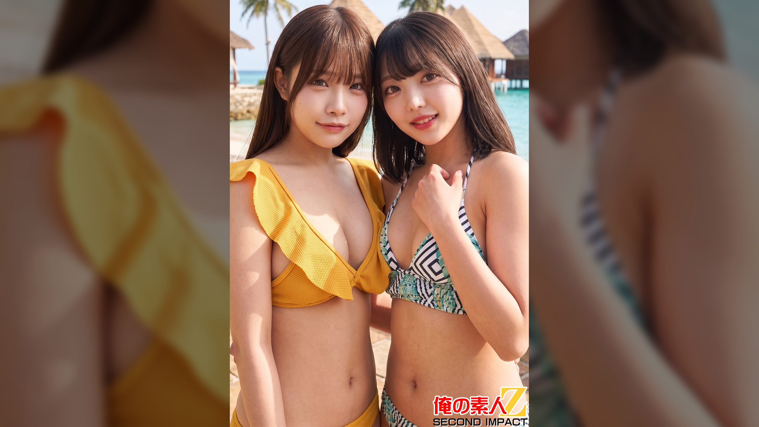 「夏の思い出に残したいメモリアルビキニフォト」と題された雑誌の特集だとひなたちゃんとあかりちゃんを騙し、絶倫チ〇ポ男と素肌密着撮影会でSEX交渉!!