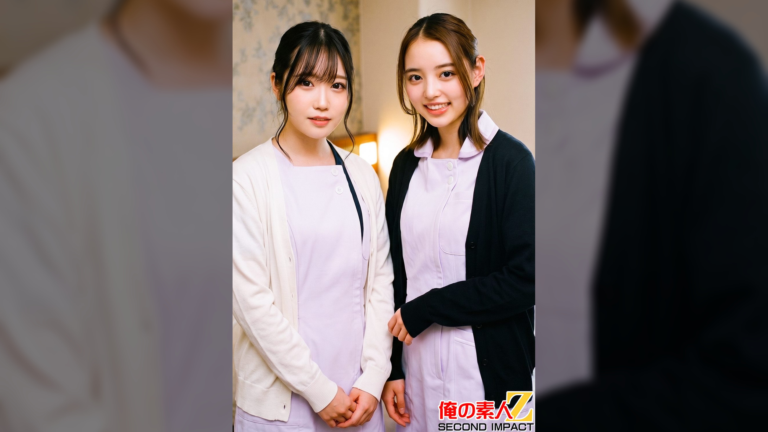 完全顔出しガチナンパ！とっても優しい天使みたいなナースさんに包茎インポ童貞3重苦男子のオナニーの介抱してもらいました！！まいさんとかんなさん