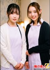 完全顔出しガチナンパ！とっても優しい天使みたいなナースさんに包茎インポ童貞3重苦男子のオナニーの介抱してもらいました！！まいさんとかんなさん