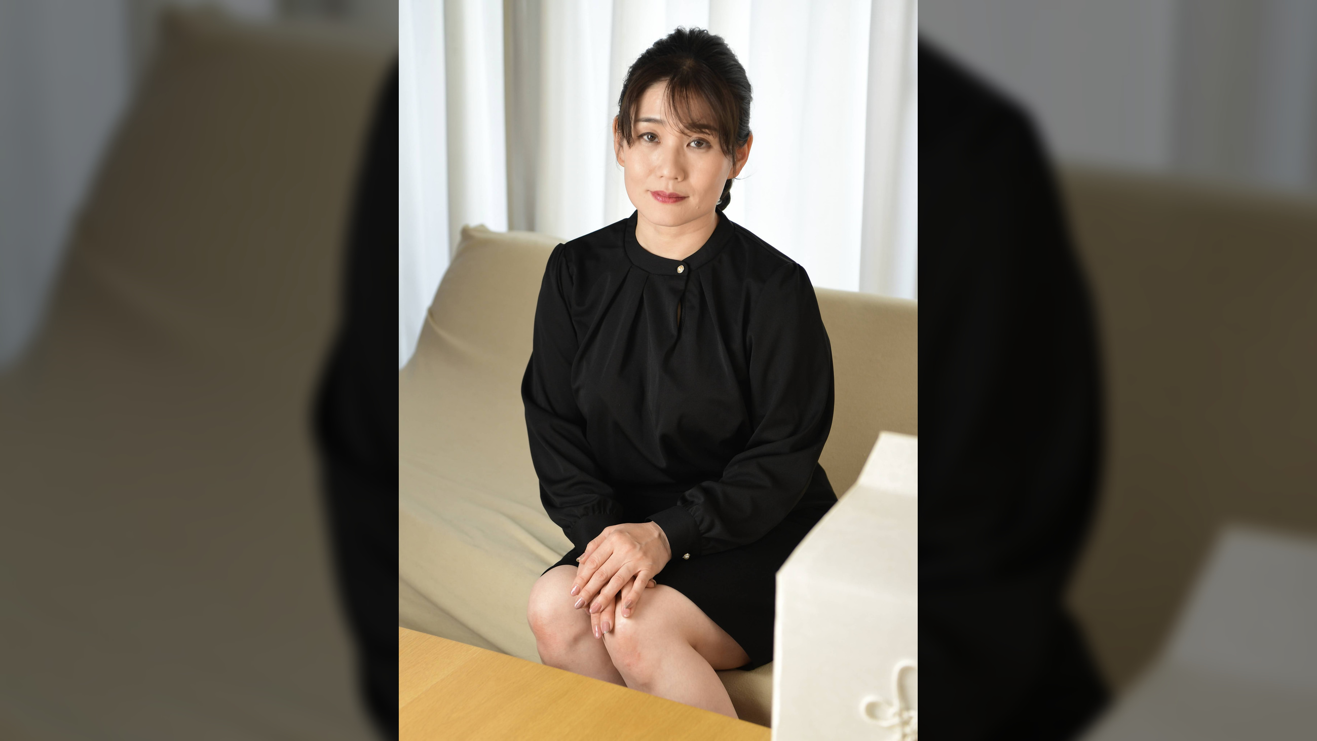 五十路の巨乳未亡人に中出し